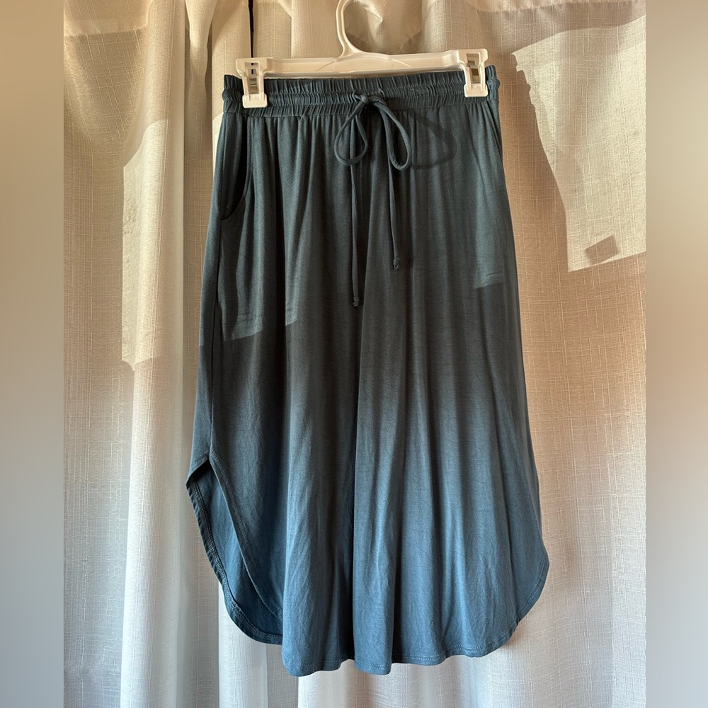 Sozy Blue XS Midi Skirt